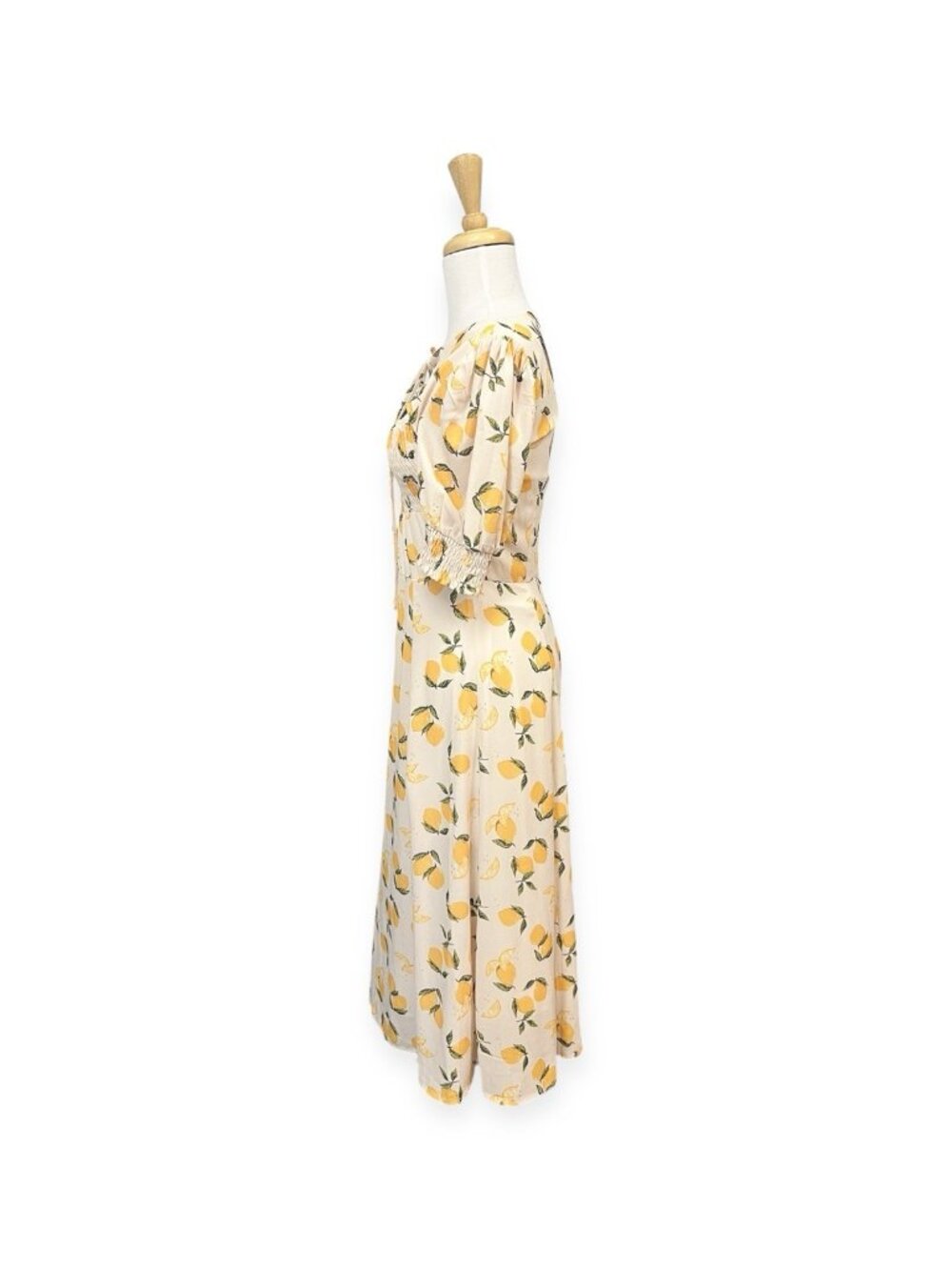 Quanta du Soleil Lemon Midi Dress Size 34 US Size XS - Picture 2 of 7